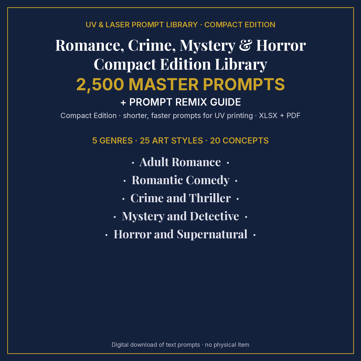 Romance, Crime, Mystery & Horror Compact Edition Library: cover