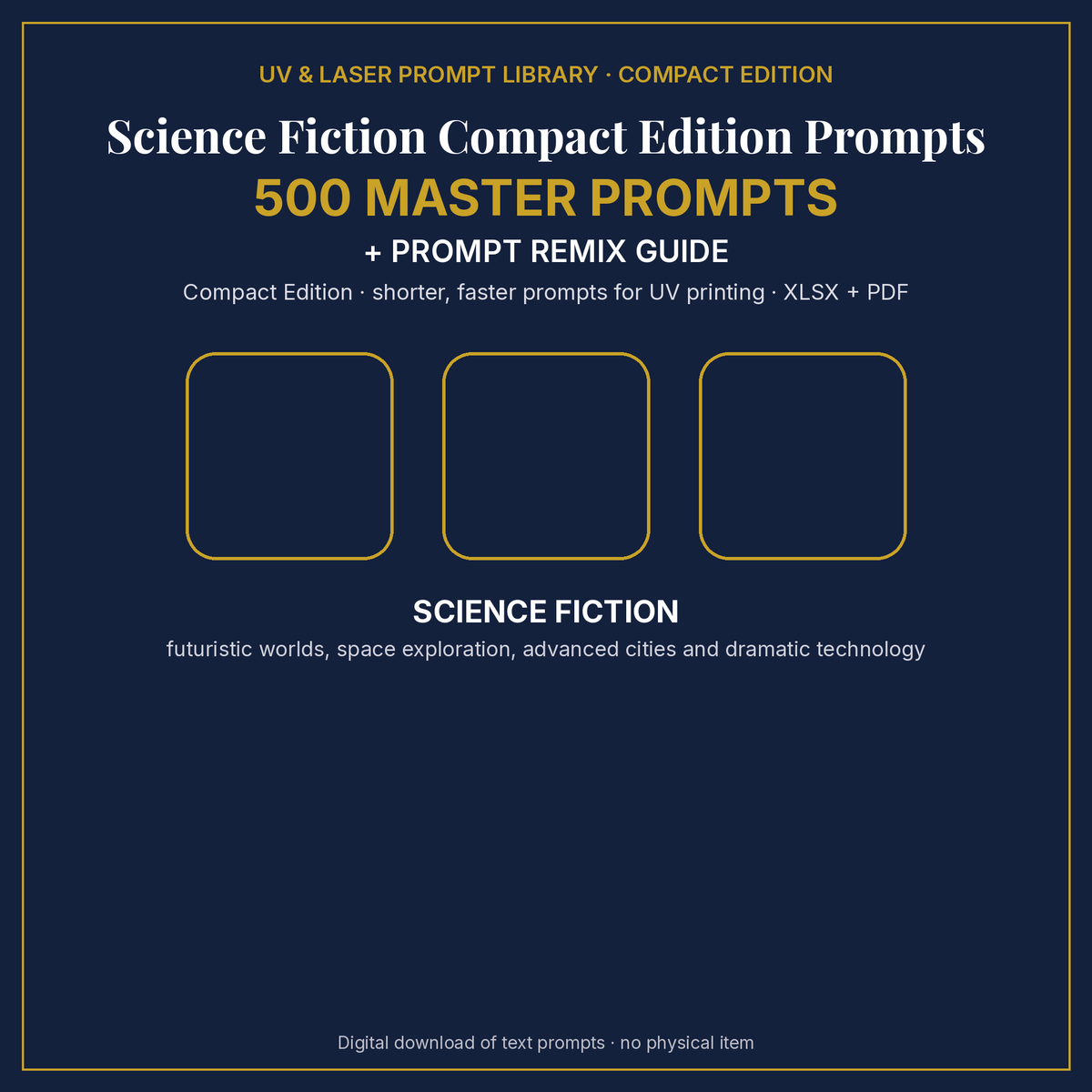 Science Fiction Compact Edition Prompts: cover