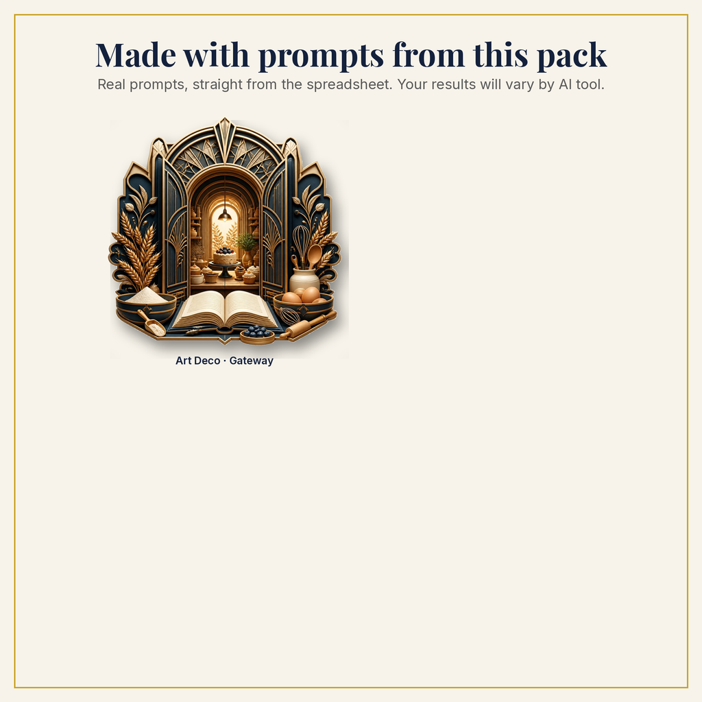 Sample artwork made with prompts from this pack