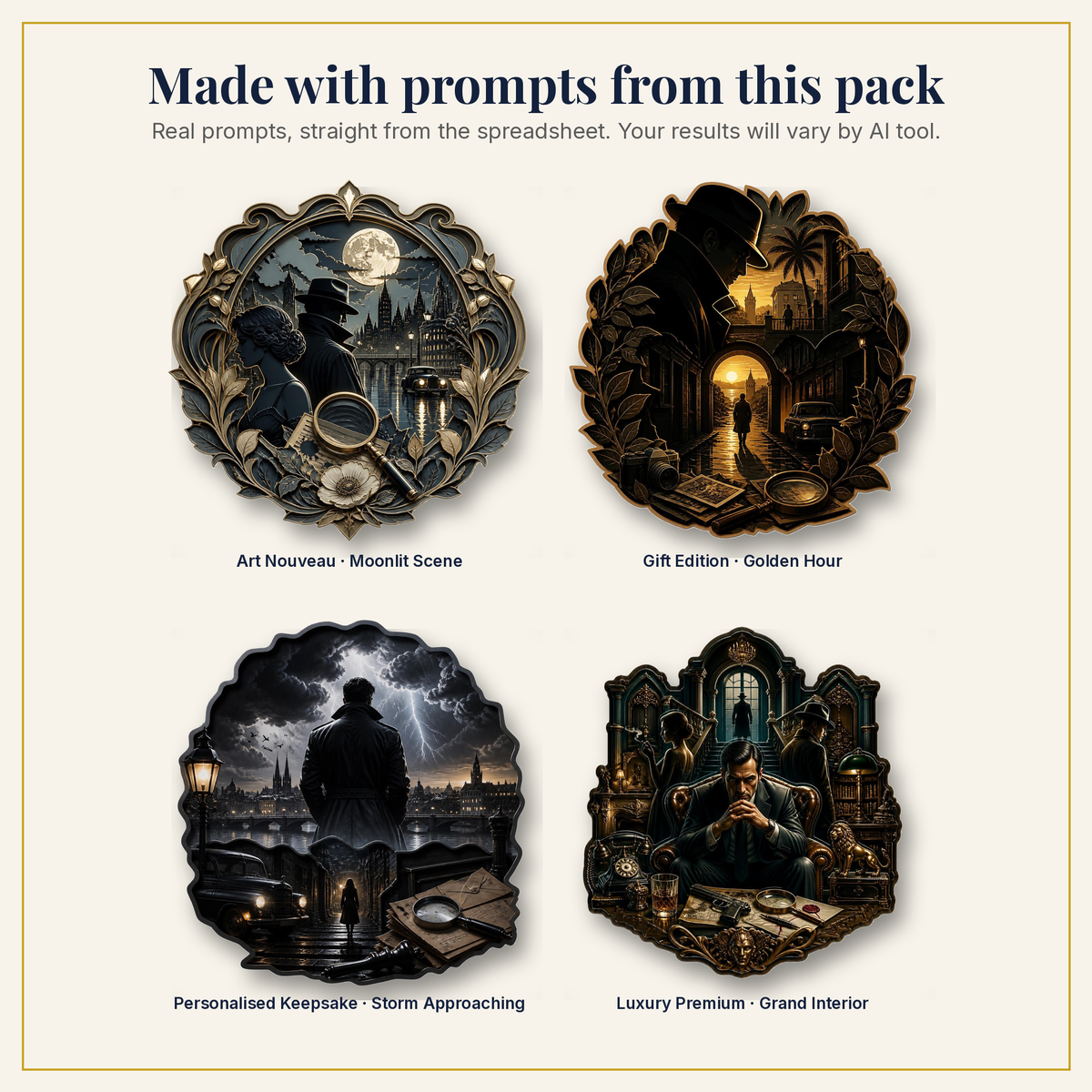 Sample artwork made with prompts from this pack