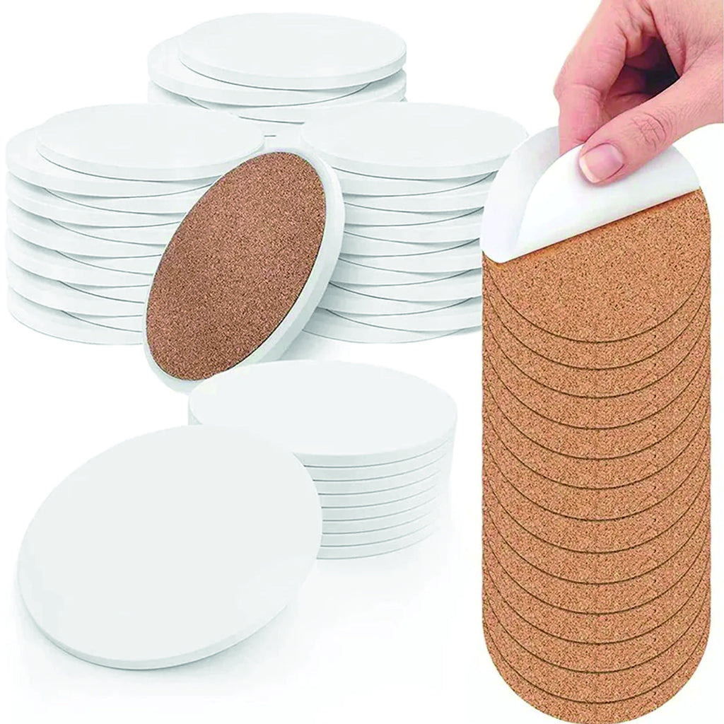 Clearance  Lowest price anywhere  - 144  Ceramic Coaster, sublimation Glossy Coating, ready to add your own designs, 100mm diameter.