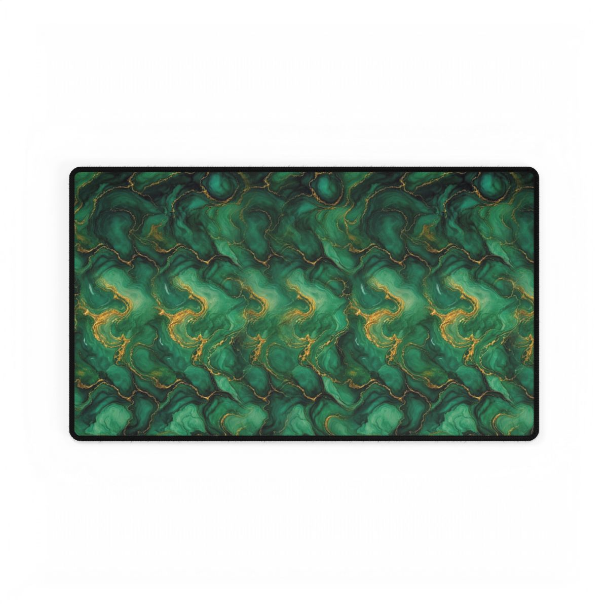 Emerald Tide-Pool Pour Desk Mat – 23.6 × 13.8