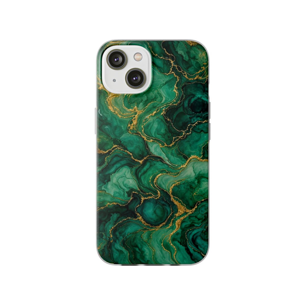 Emerald Tide-Pool Pour Flexi Phone Case – iPhone 14