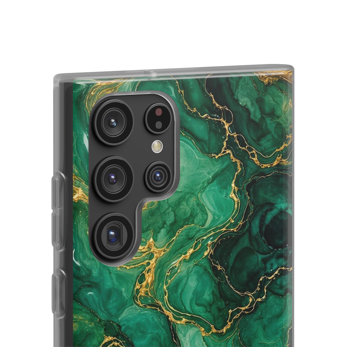 Emerald Tide-Pool Pour Flexi Phone Case – Samsung Galaxy S22 Ultra