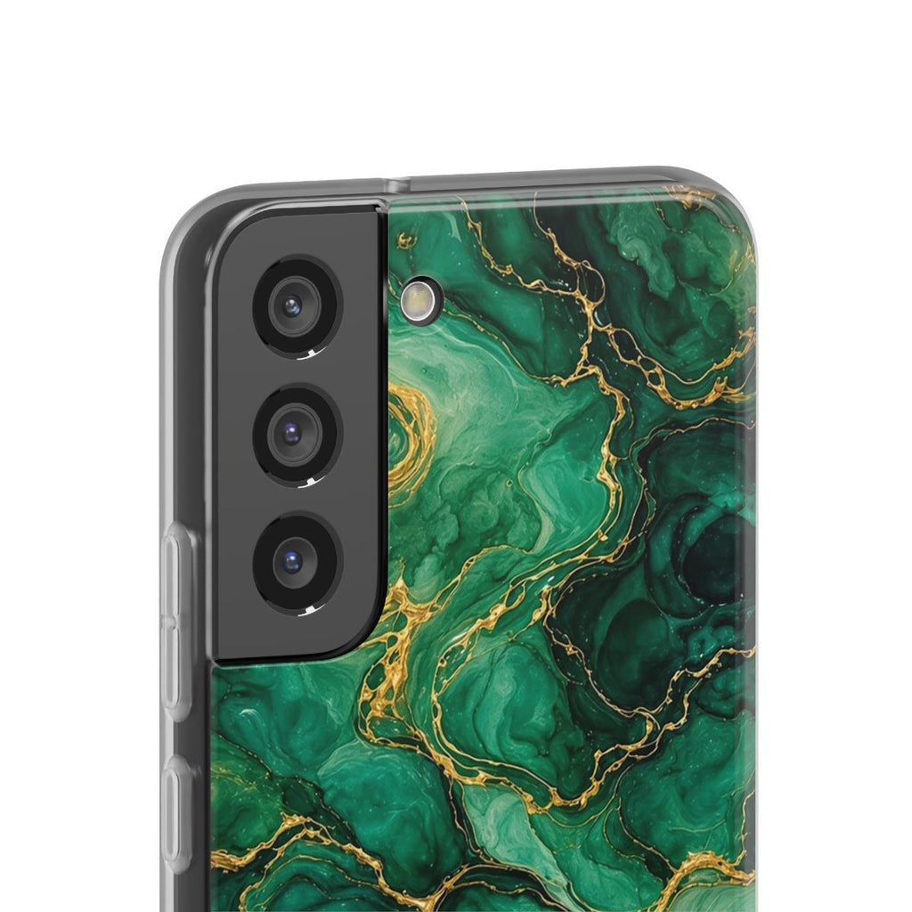 Emerald Tide-Pool Pour Flexi Phone Case – Samsung Galaxy S22