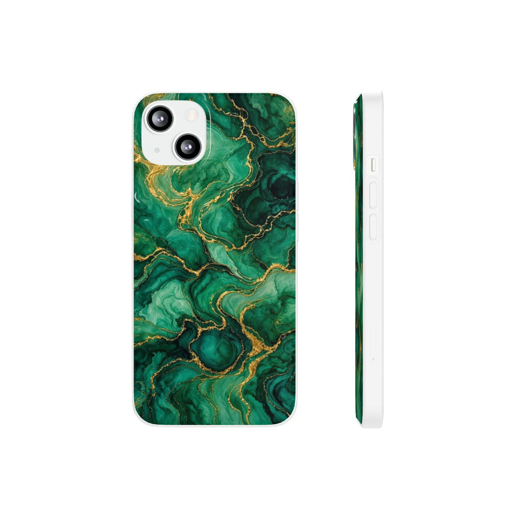 Emerald Tide-Pool Pour Flexi Phone Case – iPhone 13