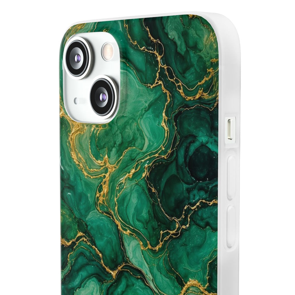 Emerald Tide-Pool Pour Flexi Phone Case – iPhone 13