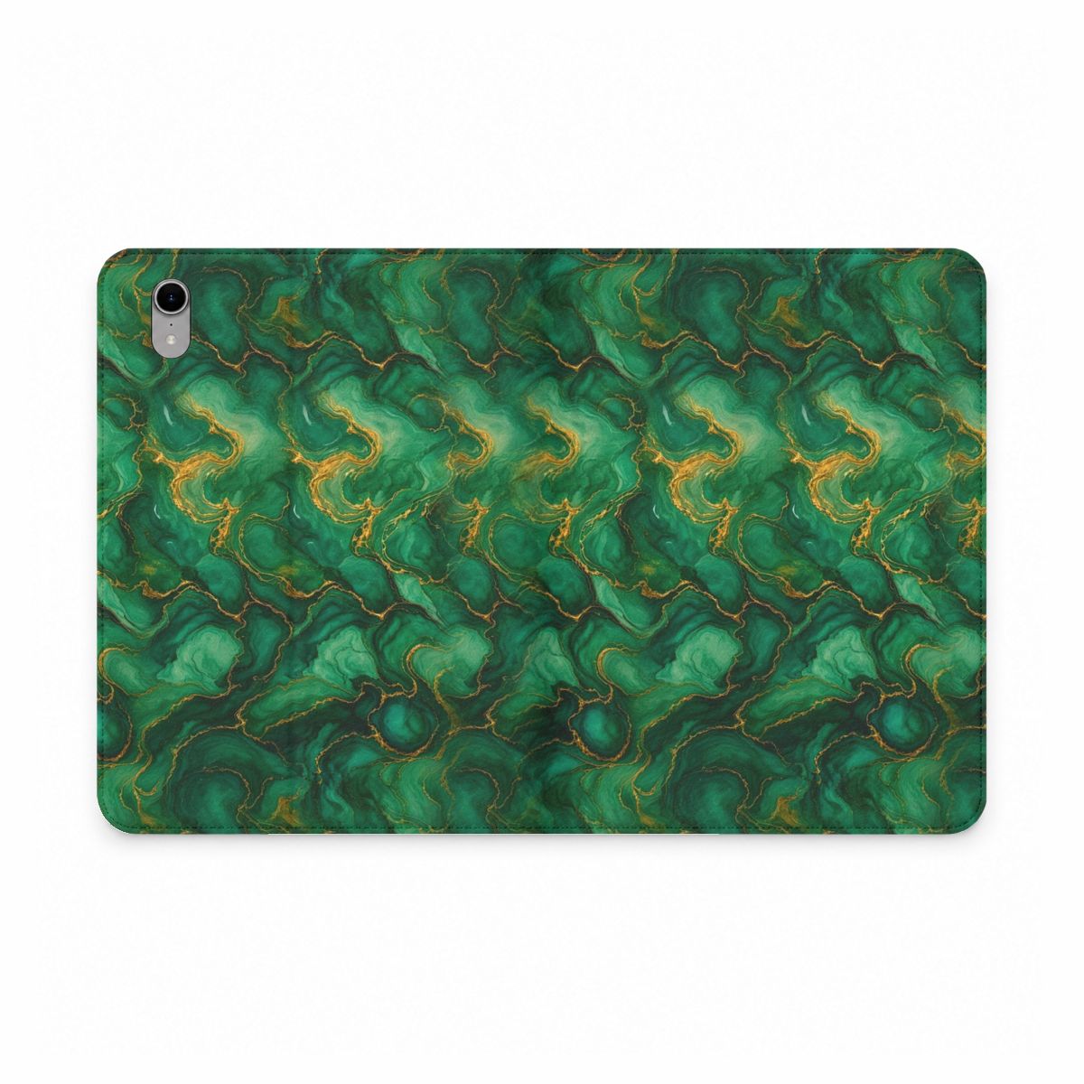 Emerald Tide-Pool Pour iPad Folio Case – iPad mini (A17 Pro)