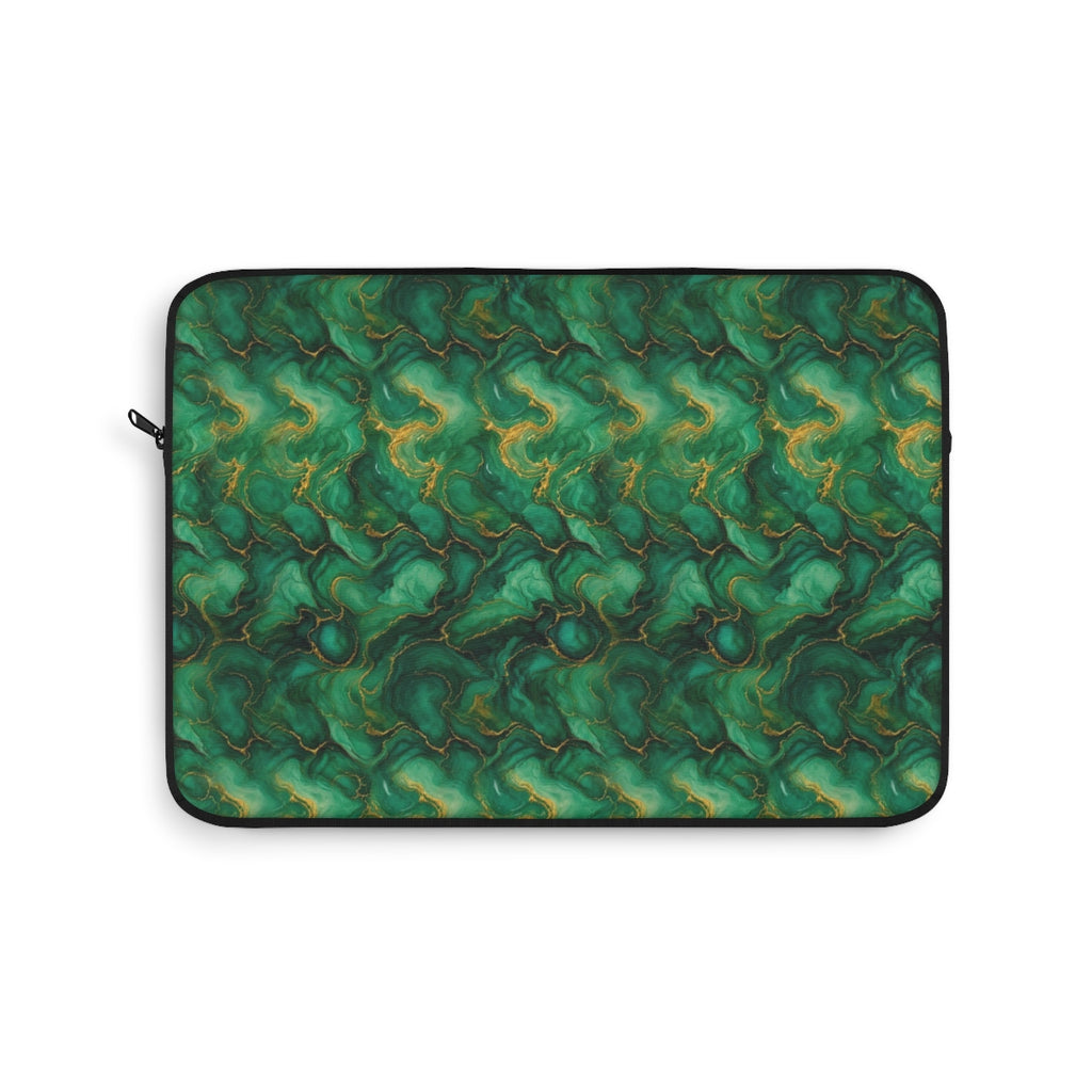 Emerald Tide-Pool Pour Laptop Sleeve – 13