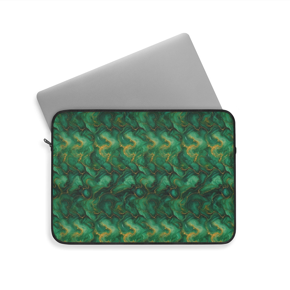 Emerald Tide-Pool Pour Laptop Sleeve – 15