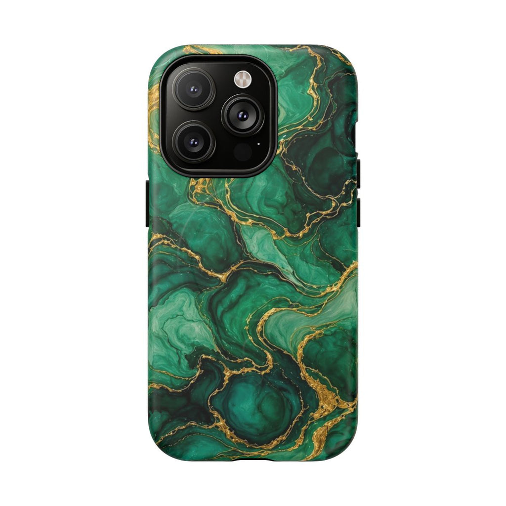 Emerald Tide-Pool Pour Magnetic Tough iPhone Case – iPhone 14 Pro