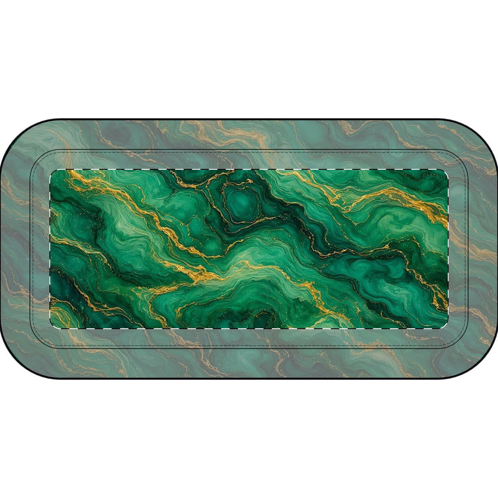 Emerald Tide-Pool Pour Pencil Case – One size