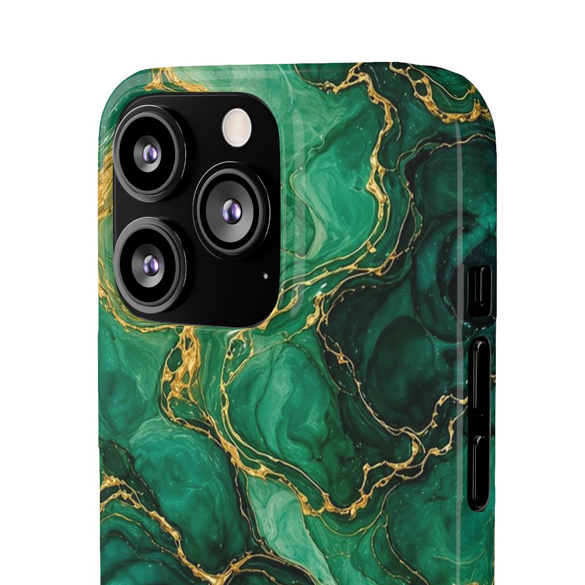 Emerald Tide-Pool Pour Slim Phone Case – iPhone 13 Pro