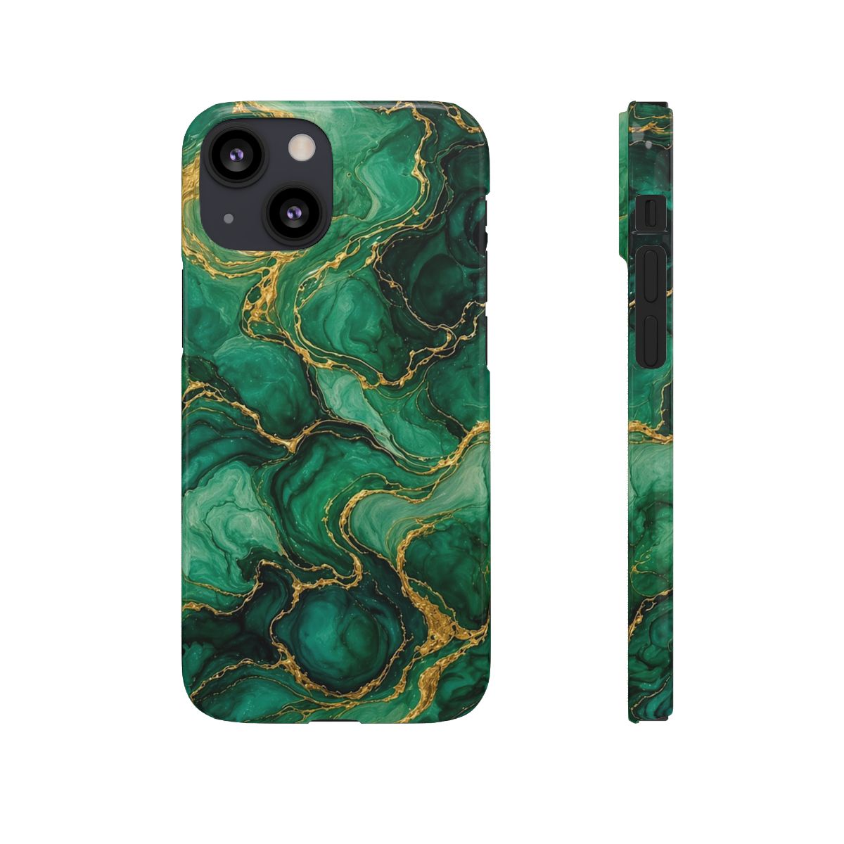 Emerald Tide-Pool Pour Slim Phone Case – iPhone 13 Mini