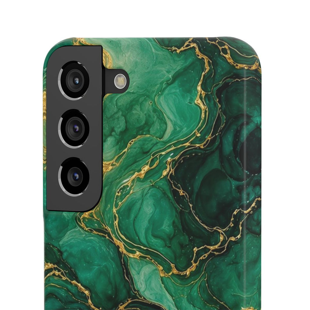 Emerald Tide-Pool Pour Slim Phone Case – Samsung Galaxy S22