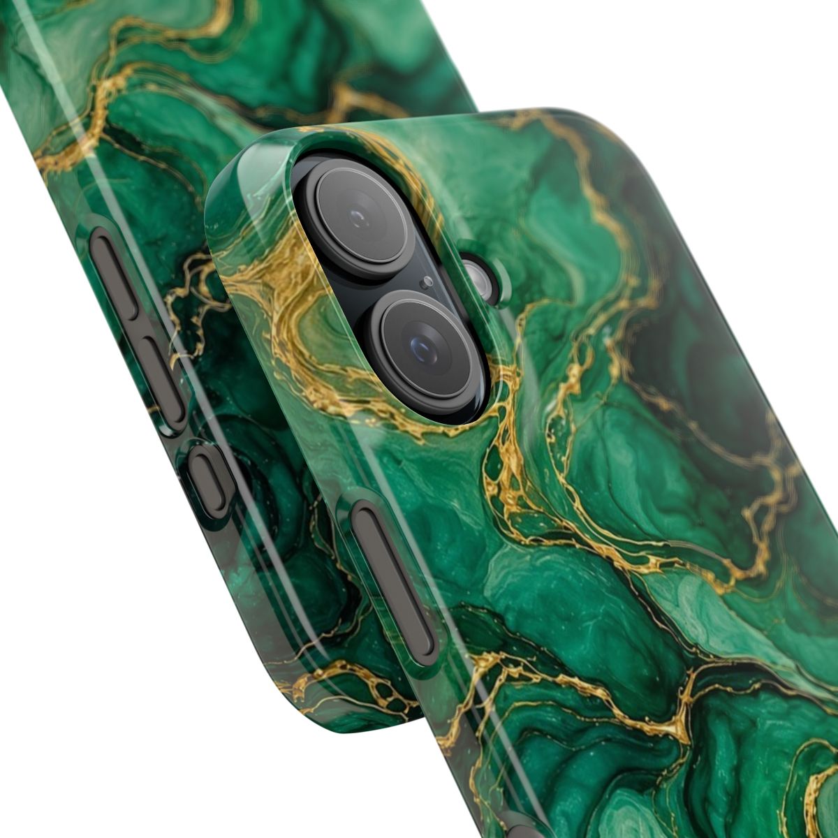 Emerald Tide-Pool Pour Slim Phone Case – iPhone 16