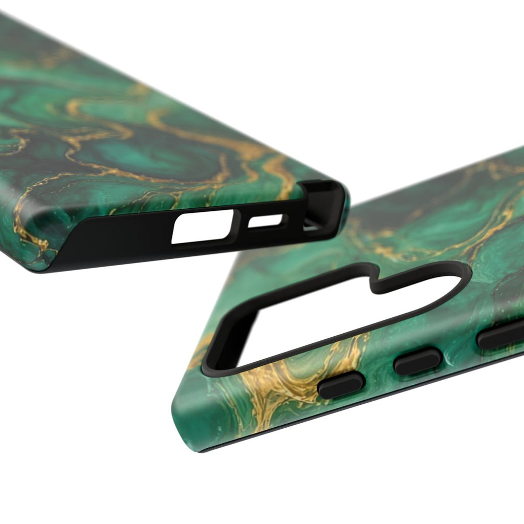 Emerald Tide-Pool Pour Tough Phone Case – Samsung Galaxy S24 Ultra