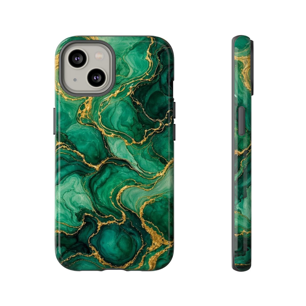 Emerald Tide-Pool Pour Tough Phone Case – iPhone 14