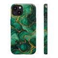 Emerald Tide-Pool Pour Tough Phone Case – iPhone 13