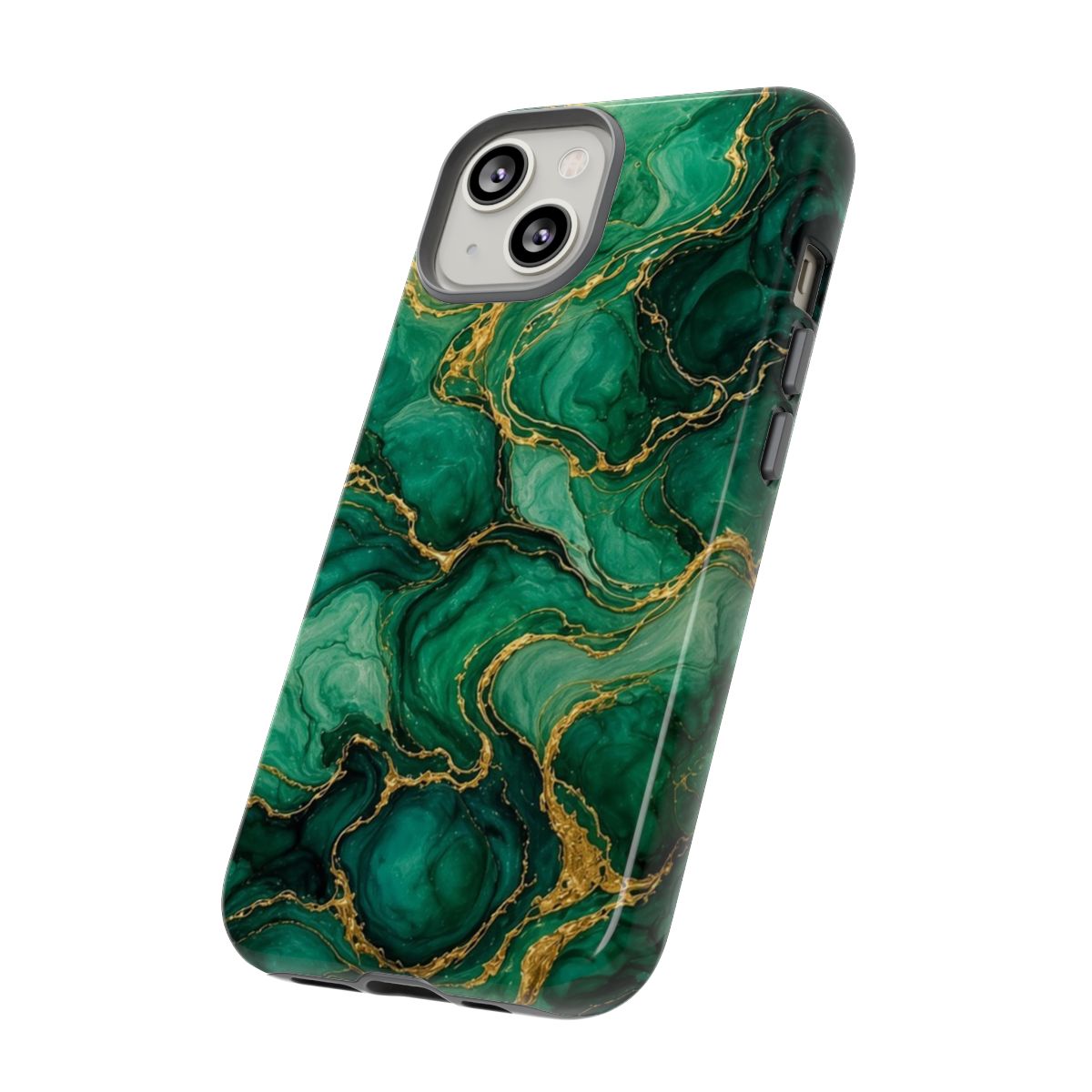 Emerald Tide-Pool Pour Tough Phone Case – iPhone 14