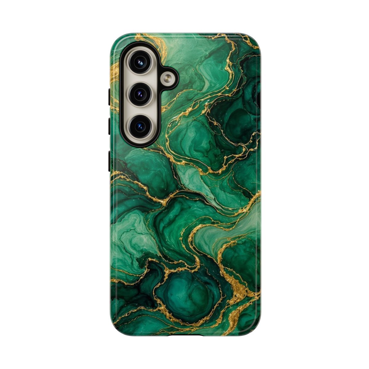 Emerald Tide-Pool Pour Tough Phone Case – Samsung Galaxy S24