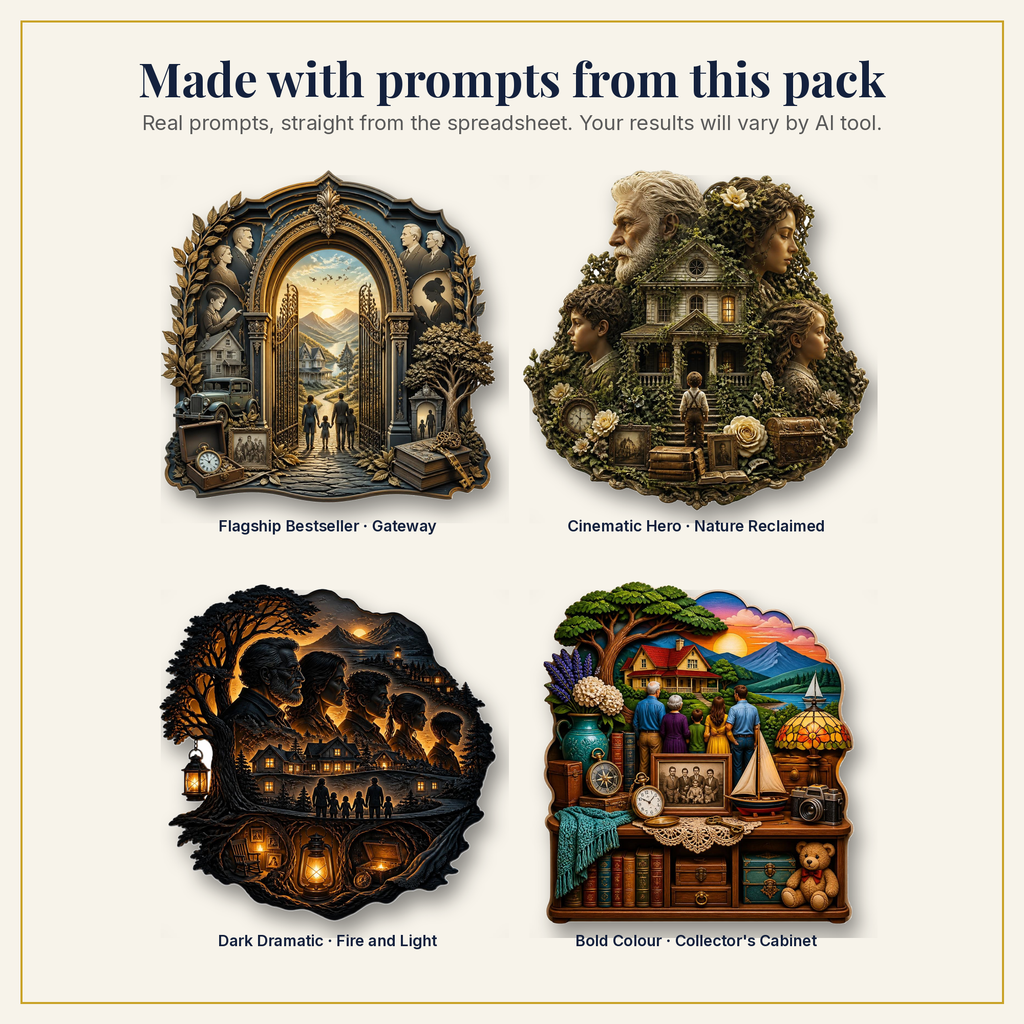 Sample artwork made with prompts from this pack