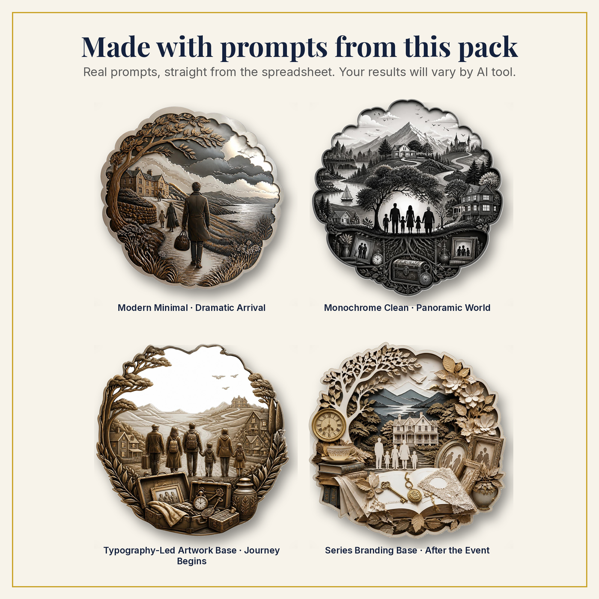 Sample artwork made with prompts from this pack