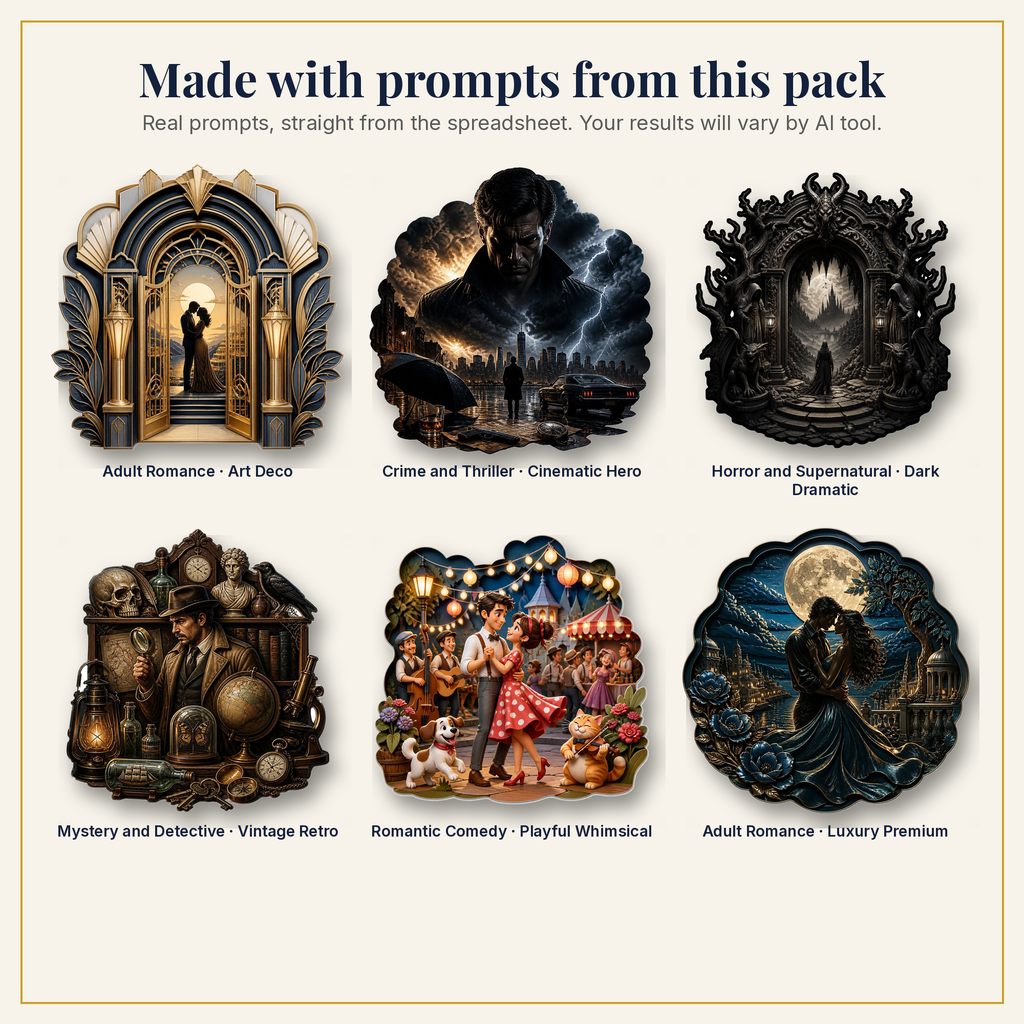 Sample artwork made with prompts from this library