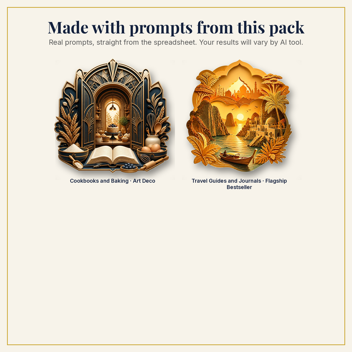 Sample artwork made with prompts from this library