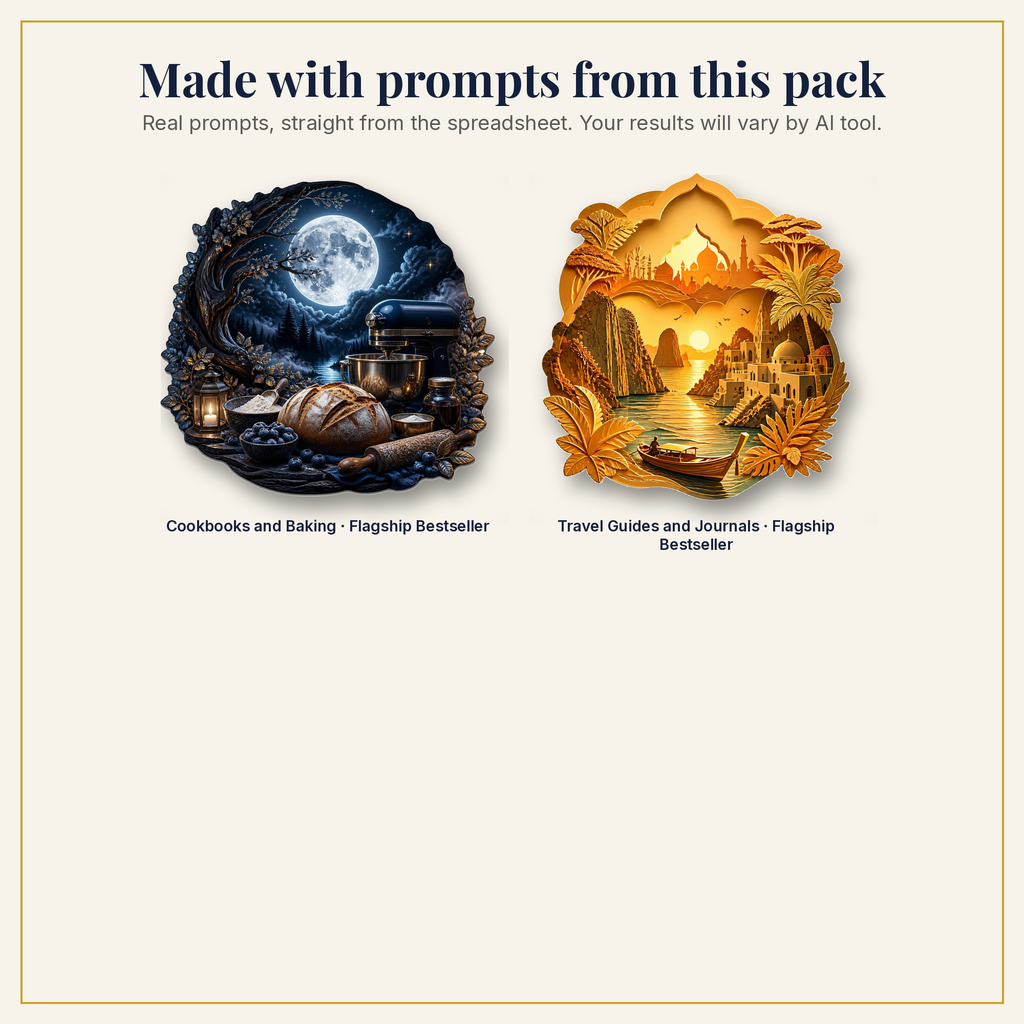 Sample artwork made with prompts from this pack