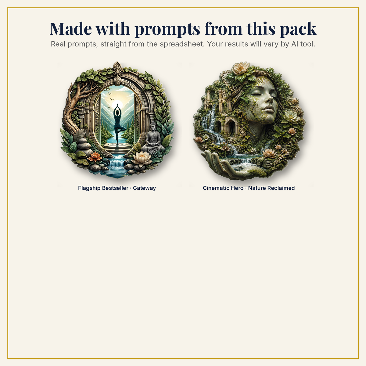 Sample artwork made with prompts from this pack