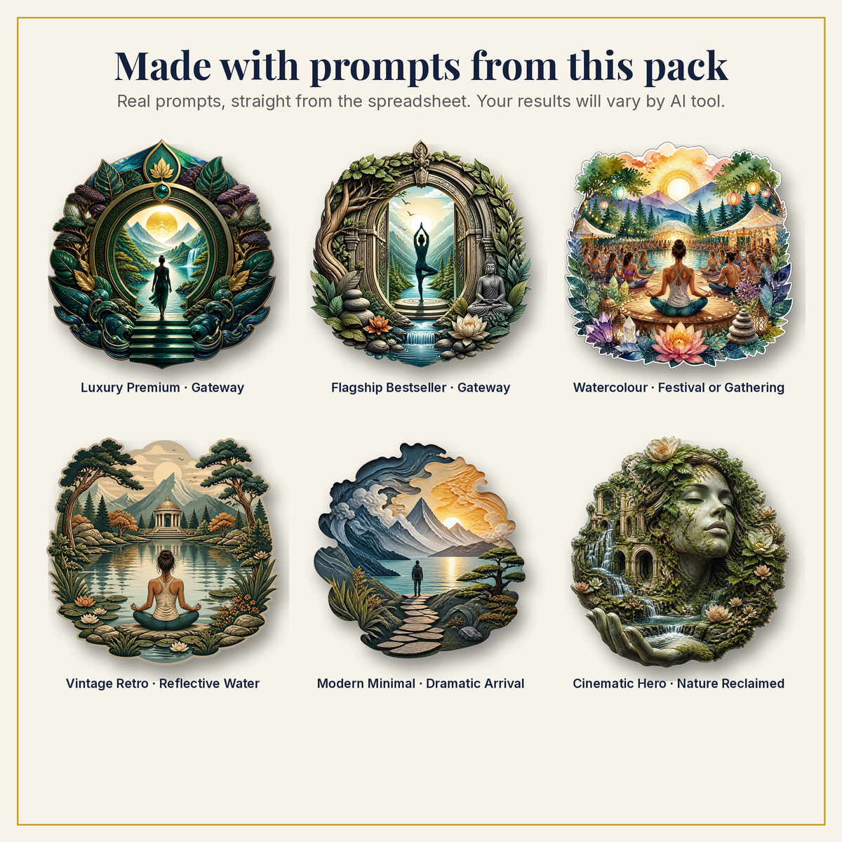 Sample artwork made with prompts from this pack