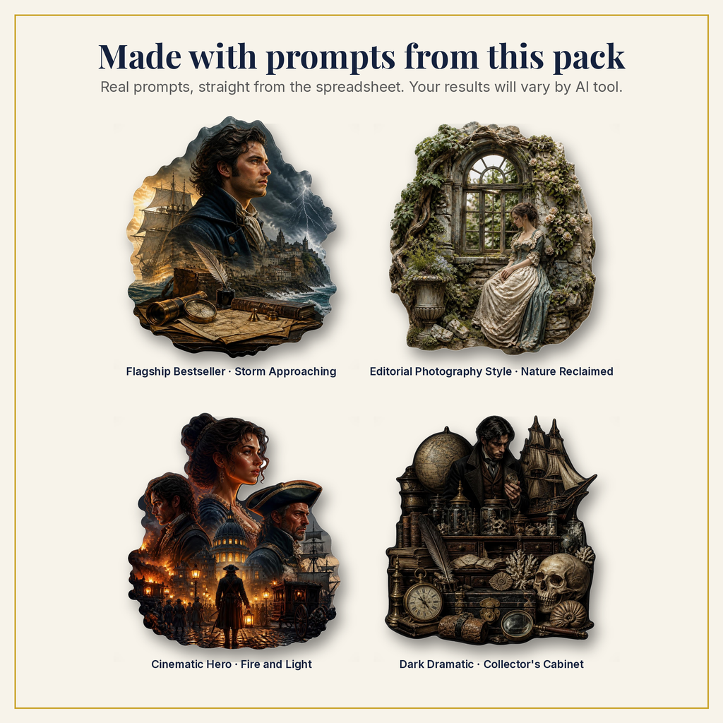 Sample artwork made with prompts from this pack