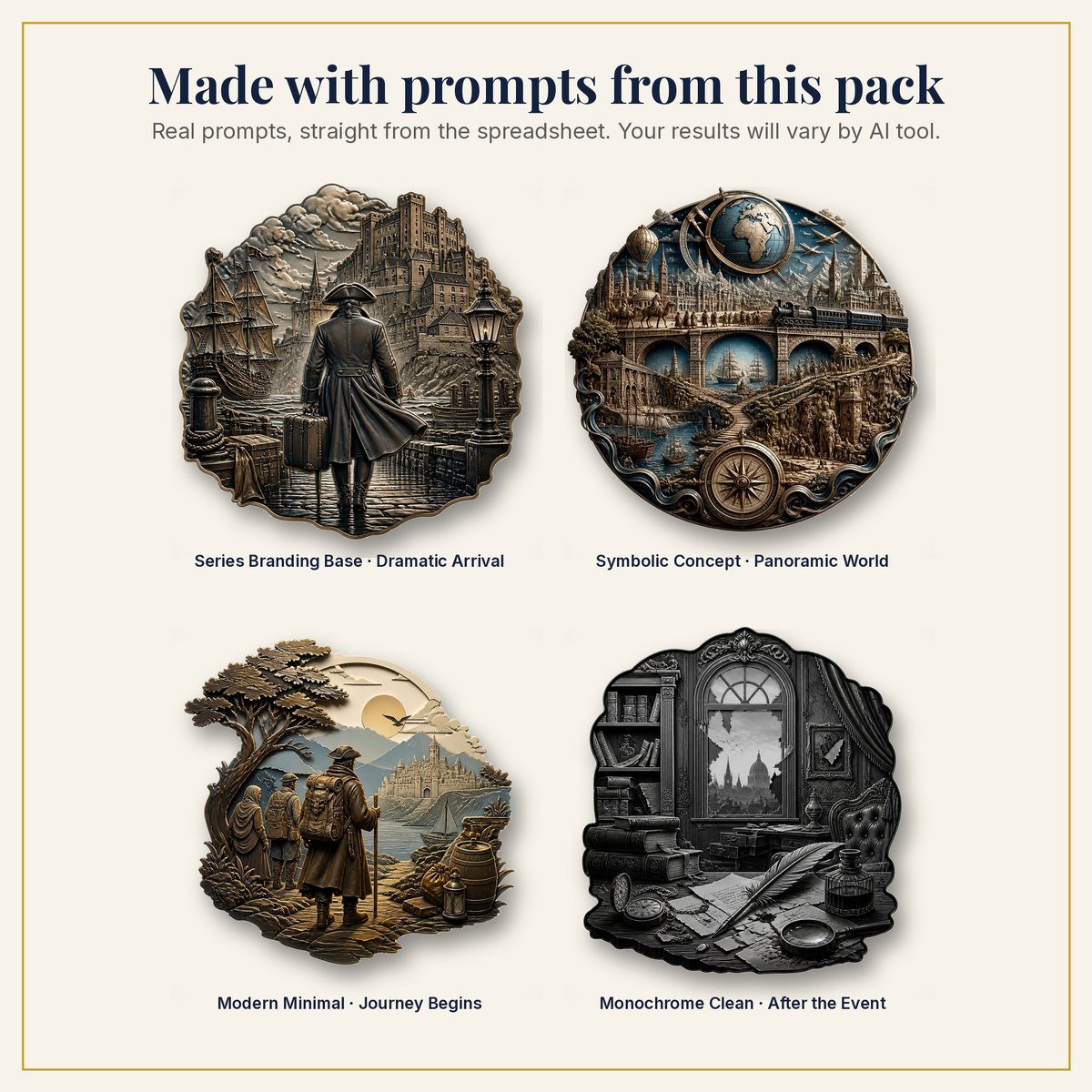 Sample artwork made with prompts from this pack