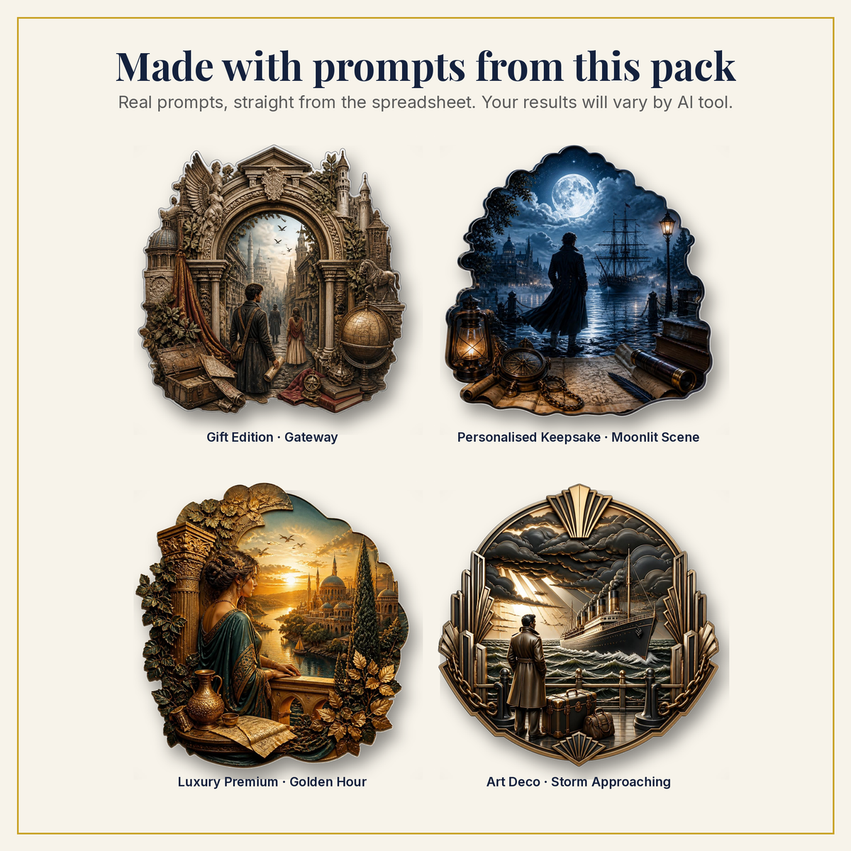 Sample artwork made with prompts from this pack