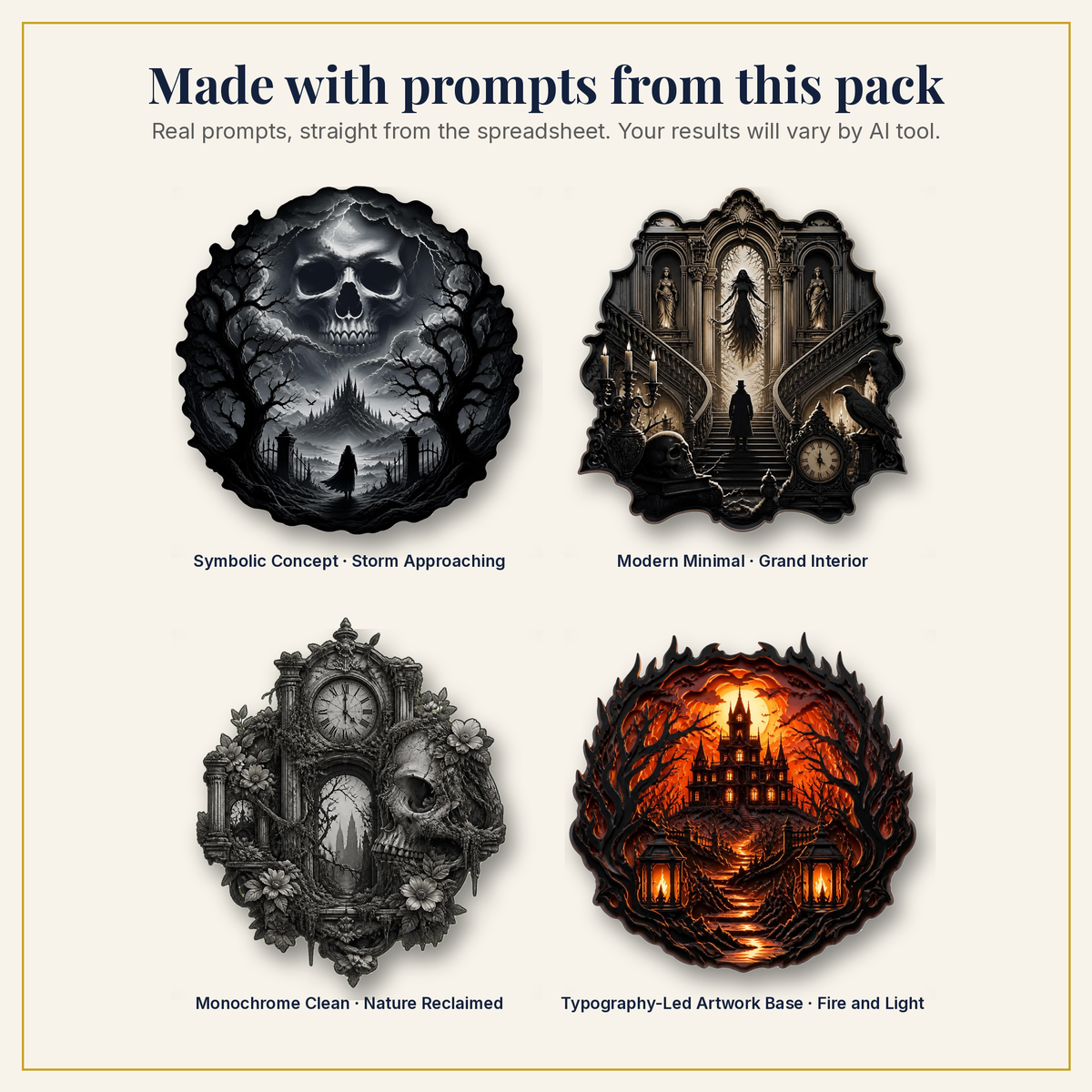 Sample artwork made with prompts from this pack