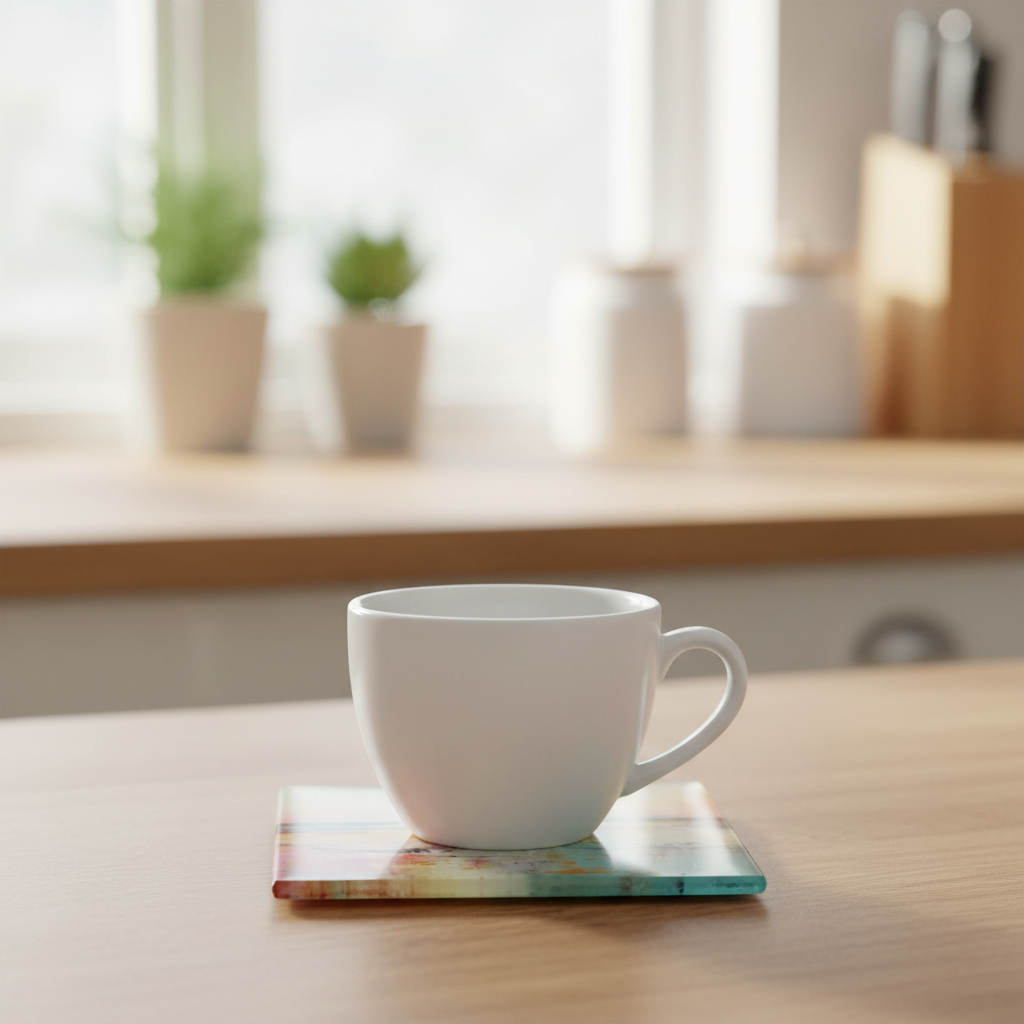Close-up mockup - Morning coffee