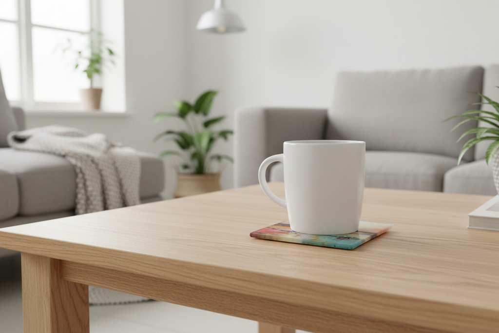 Lifestyle mockup - Scandinavian living room style 2