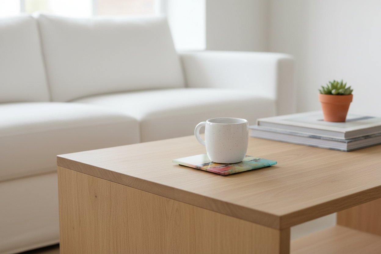 Lifestyle mockup - Scandinavian living room