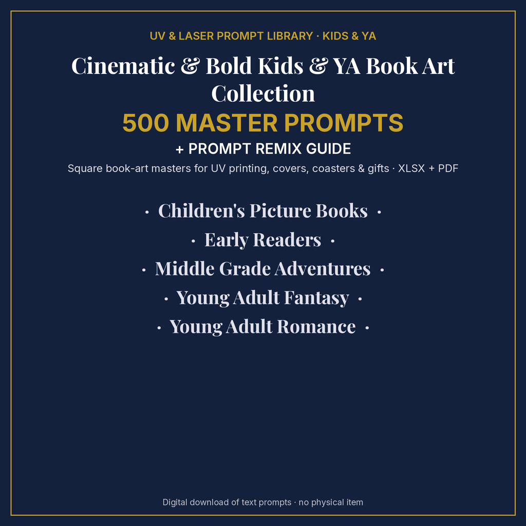 Cinematic & Bold Kids & YA Book Art Collection: cover