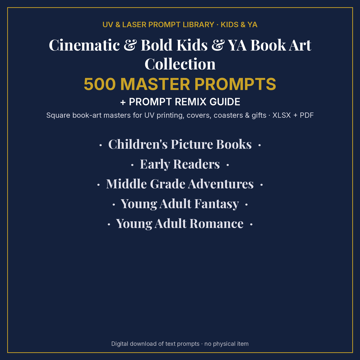 Cinematic & Bold Kids & YA Book Art Collection: cover