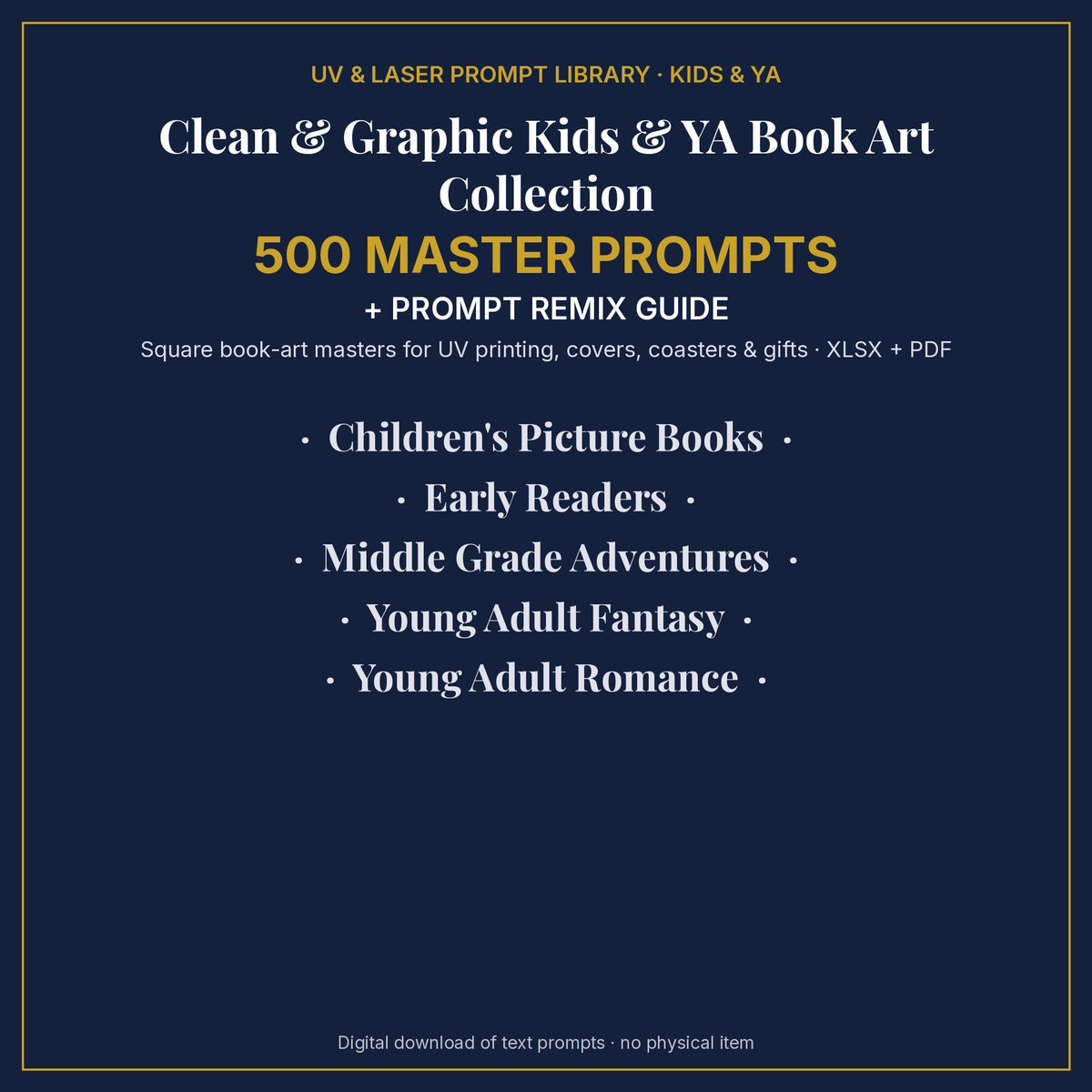 Clean & Graphic Kids & YA Book Art Collection: cover