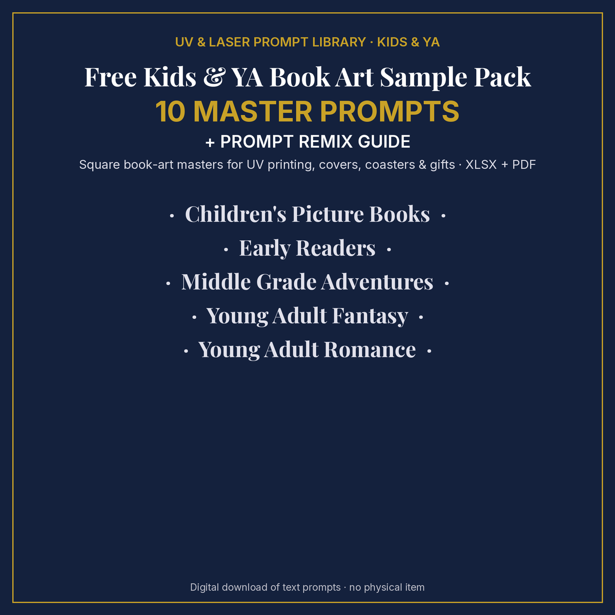 Free Kids & YA Book Art Sample Pack: cover