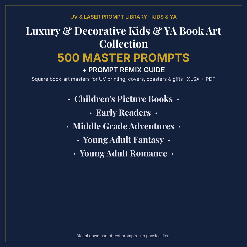 Luxury & Decorative Kids & YA Book Art Collection: cover