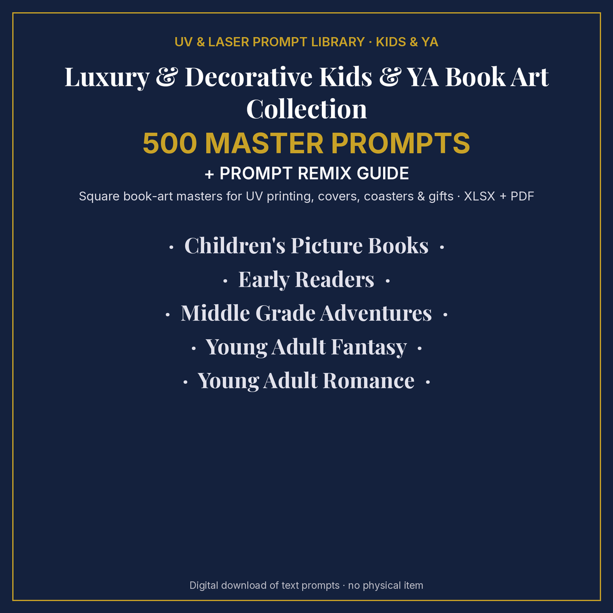 Luxury & Decorative Kids & YA Book Art Collection: cover