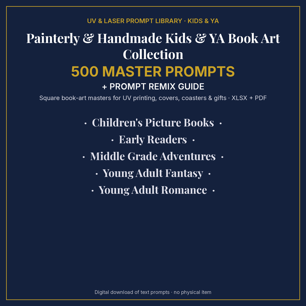 Painterly & Handmade Kids & YA Book Art Collection: cover