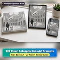 Clean & Graphic Kids & YA Book Art Collection: realistic mockup, book cover, framed print and phone case set, made with prompt #128