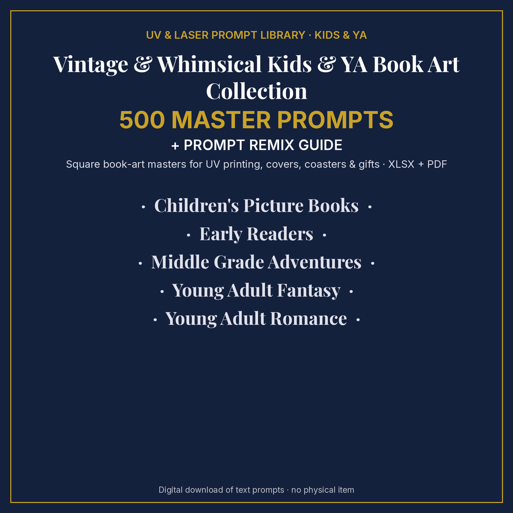 Vintage & Whimsical Kids & YA Book Art Collection: cover