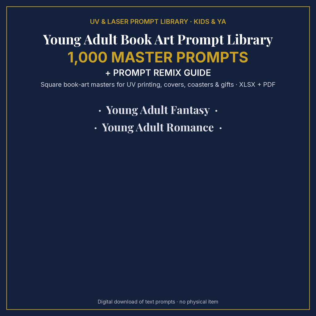 Young Adult Book Art Prompt Library: cover