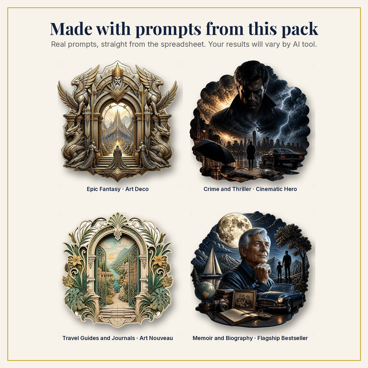 Sample artwork made with prompts from this library